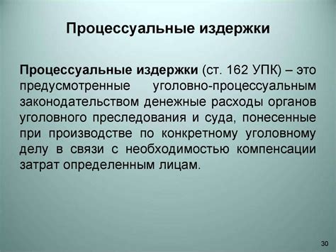 Шаги процедуры взыскания