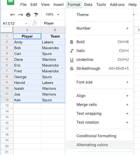 Шаг 1: Откройте таблицу Google Sheets