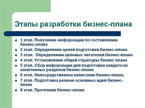 Шаг 6: Разработка Бизнес-плана и Финансового Прогноза