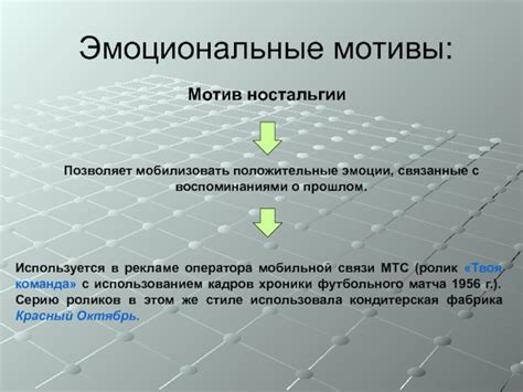 Эмоциональные мотивы преобразования символа связи