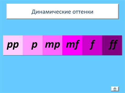 Эмоциональный эффект динамических оттенков