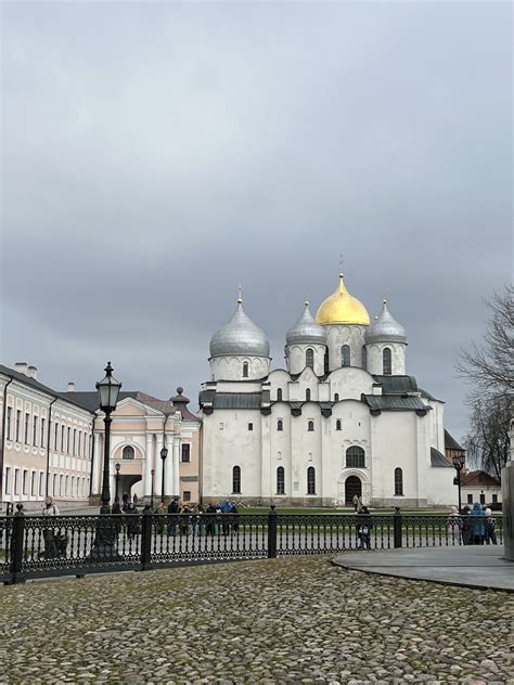 Ярославово Дворище: главный собор Великого Новгорода