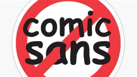 Comic Sans – причины критики